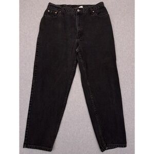 Vintage Levi's‎ 550 Jeans Women's 16 Black Relaxed Tapered Mom High Rise Mexico